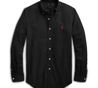 Men’s Polo Long-Sleeve Cotton Shirt